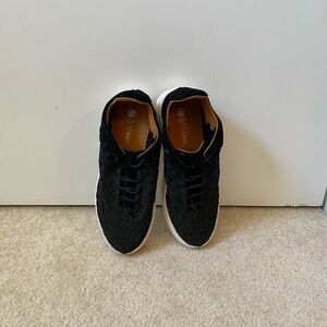 Bernie Mev Woven, Black Tennis Shoes